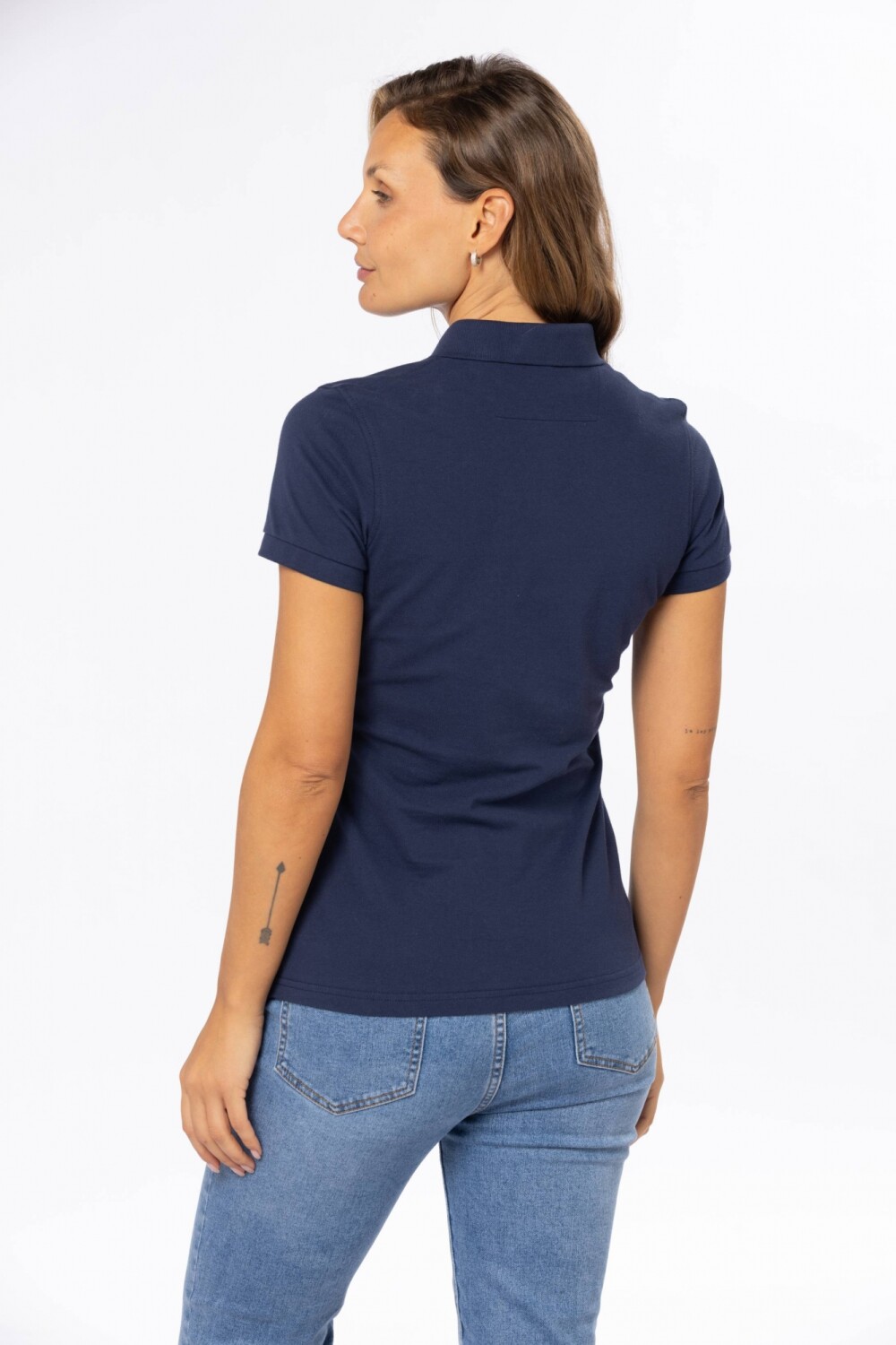 POLO PIQUE LISA Azul