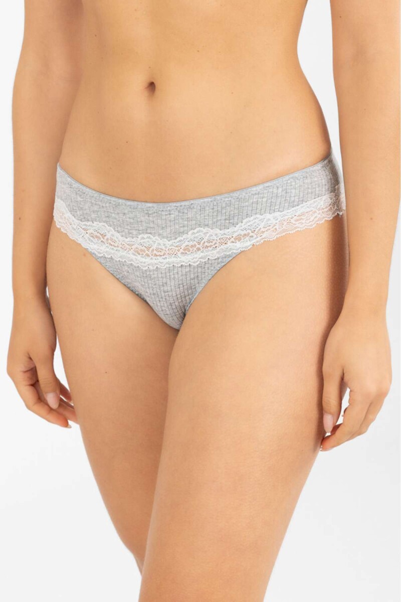 Bikini venecia - Gris melange 