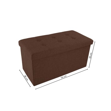 Puff Baul Houston Lino Chocolate