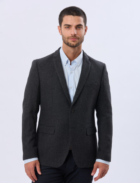 SACO SPORT DE LANA Gris