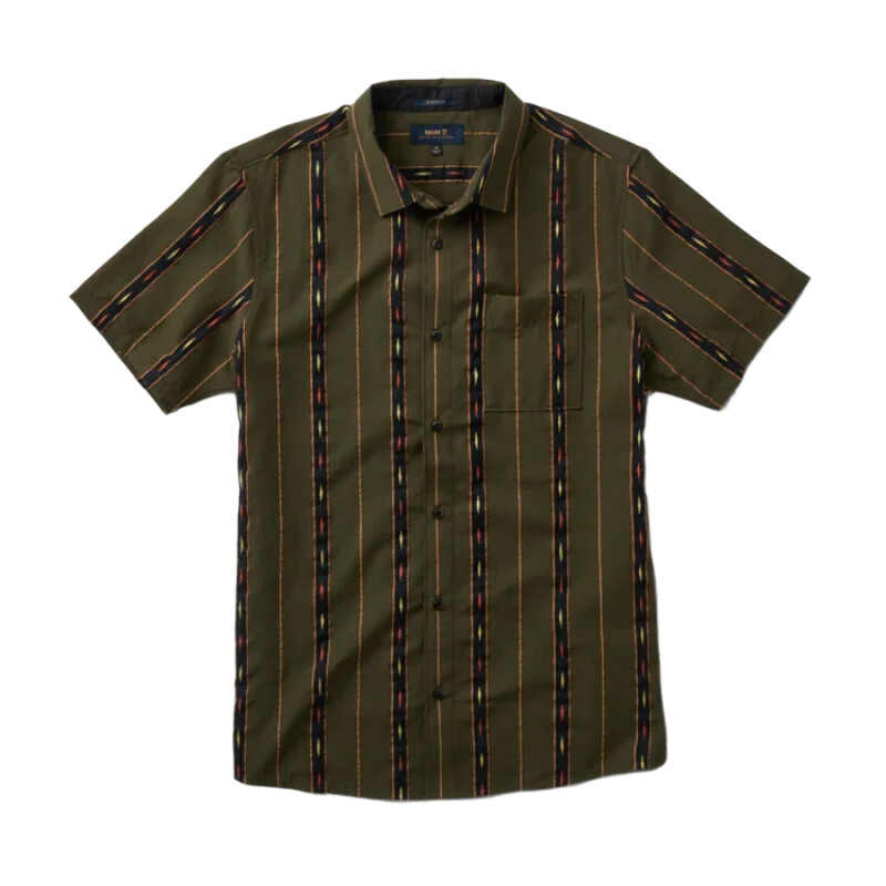 Camisa Roark Journey Ss Woven - Verde Camisa Roark Journey Ss Woven - Verde