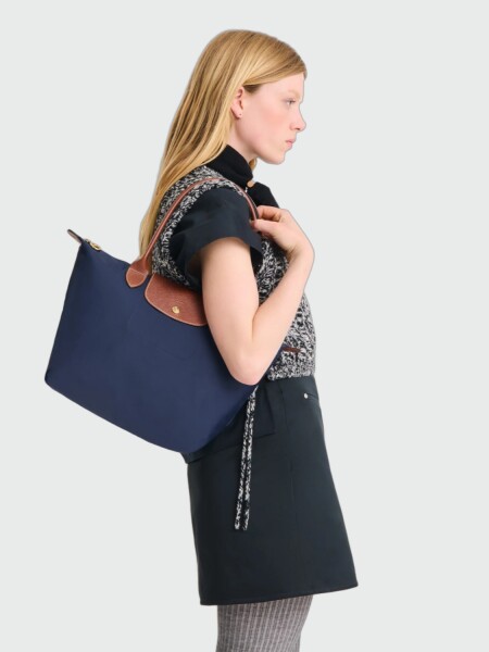 LONGCHAMP - LE PLIAGE ORIGINAL, CARTERA POUCH Azul