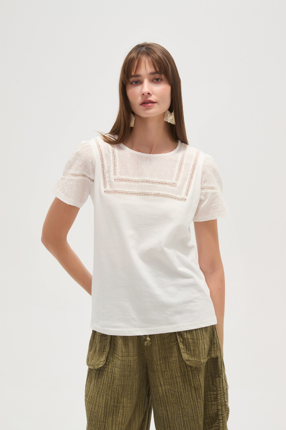Remera Arboletes Marfil / Off White