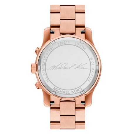 Reloj Michael Kors Fashion Acero Oro Rosa 0