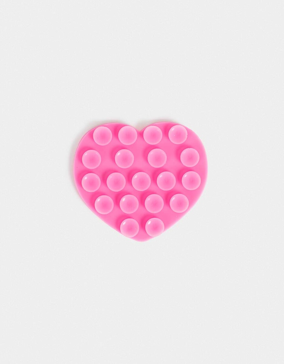 Sopapa Adhesiva Para Celular Con Forma De Corazón 