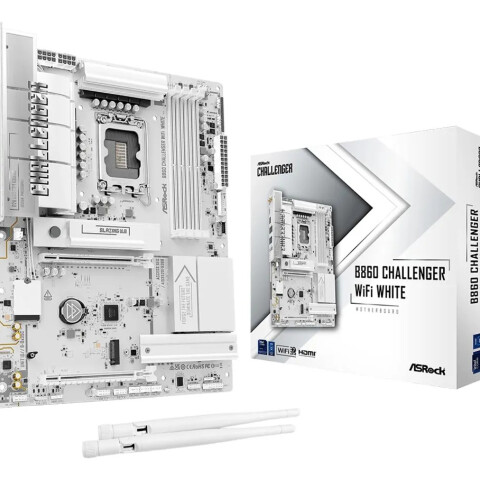 Motherboard B860m Challenger Wifi White Ddr5 Lga1851 PLACA MADRE ASROCK B860 CHALLENGER WIFI
