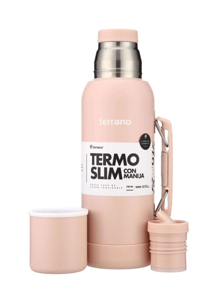 TERRANO TERMO NEW SLIM C/MANIJA+BOTA - Rosa 