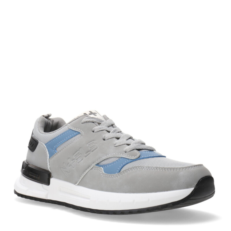 Championes de Hombre N+ ASHLAND acordonado Gris