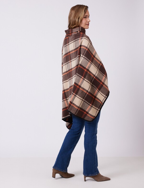 Capa Cuadros MULTI/MARRON