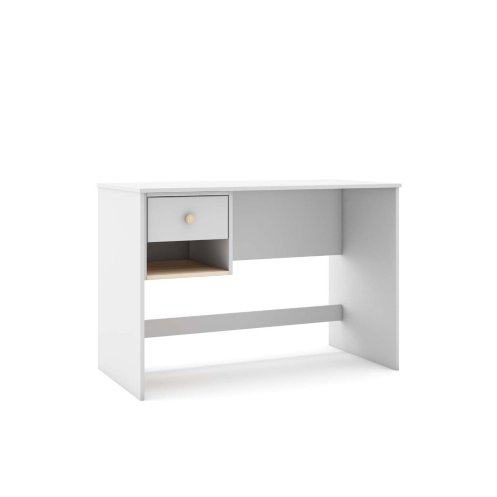ESCRITORIO MADERA BLANCO SNOOPY