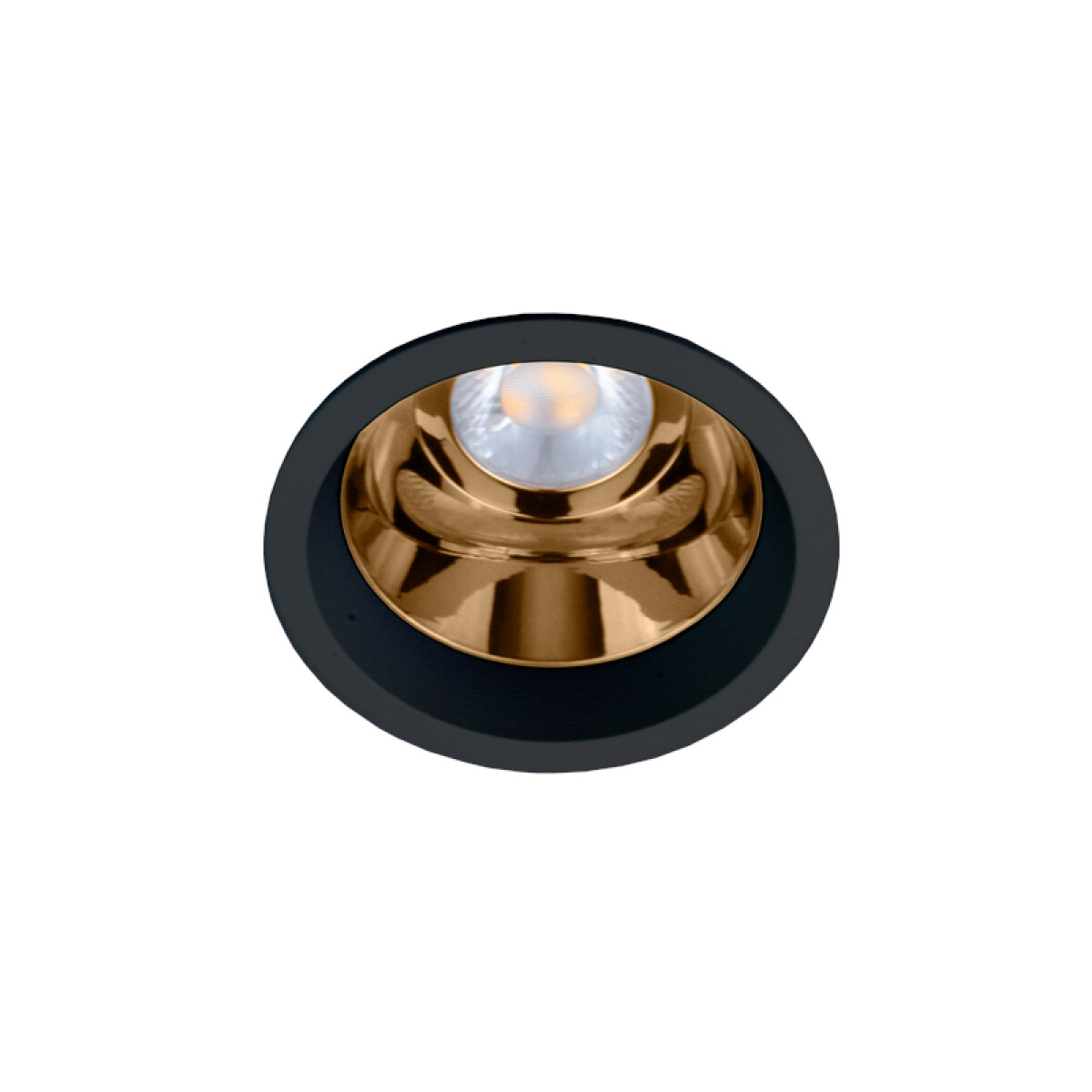 Downlight REFLECTO ROUND 70 negro p/GU10 (no inc.) - MN0026 