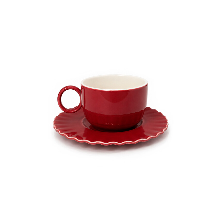 Taza de Cerámica Bordeaux Taza de Cerámica Bordeaux