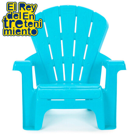 Silla P/Niños Little Tikes Plástico Resistente N1 Usa Azul