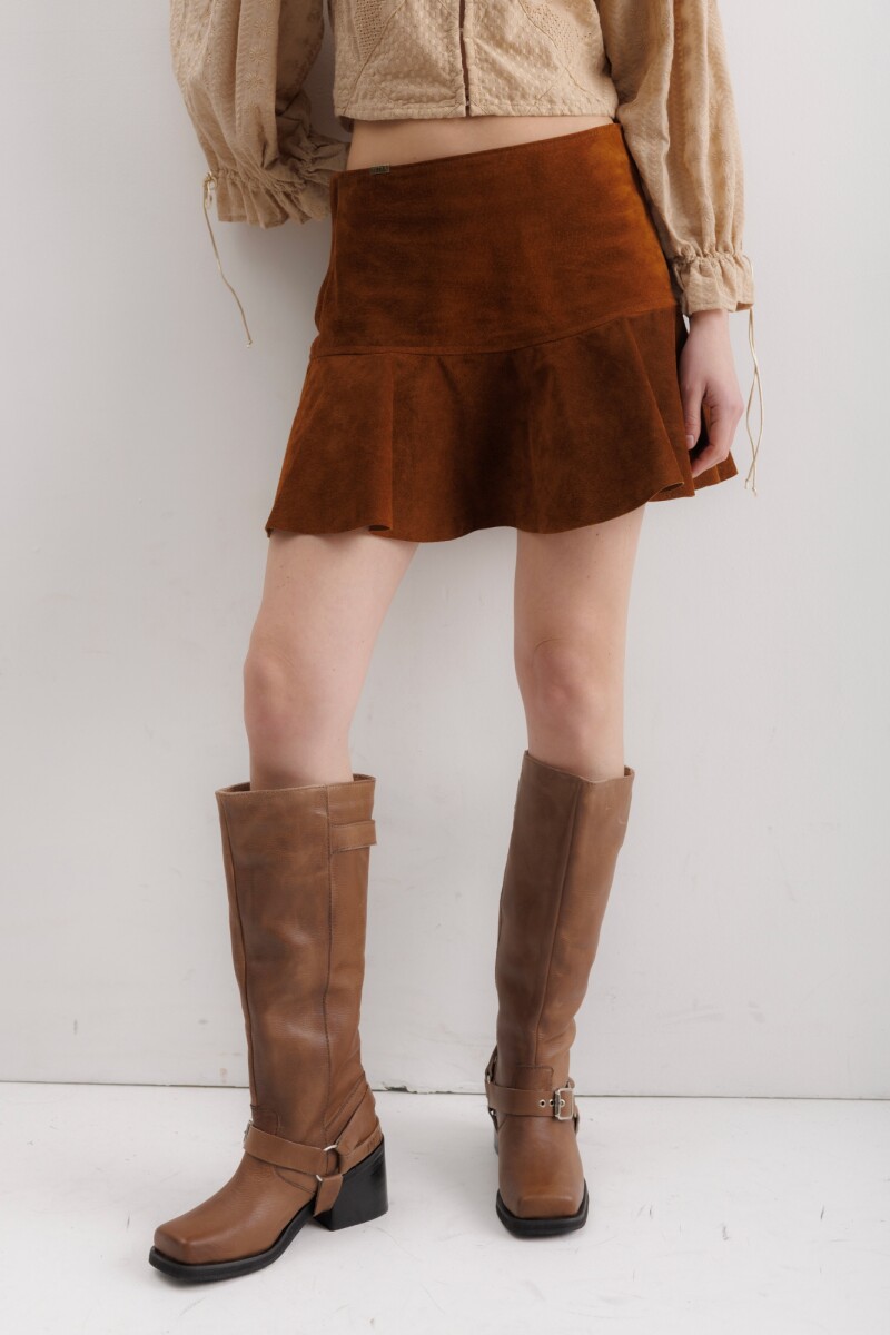 Falda Flown Leather Óxido