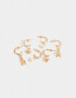 Aros Argollas Set Multi dijes Set De Argollas Multidijes - Dorado