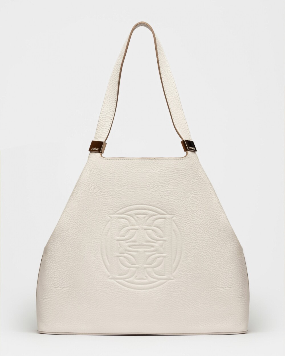 Bolso Eterial en cuero graneado Natural