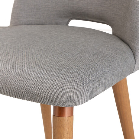 Silla Drop - Tela Rústica Linked 35 (Gris)
