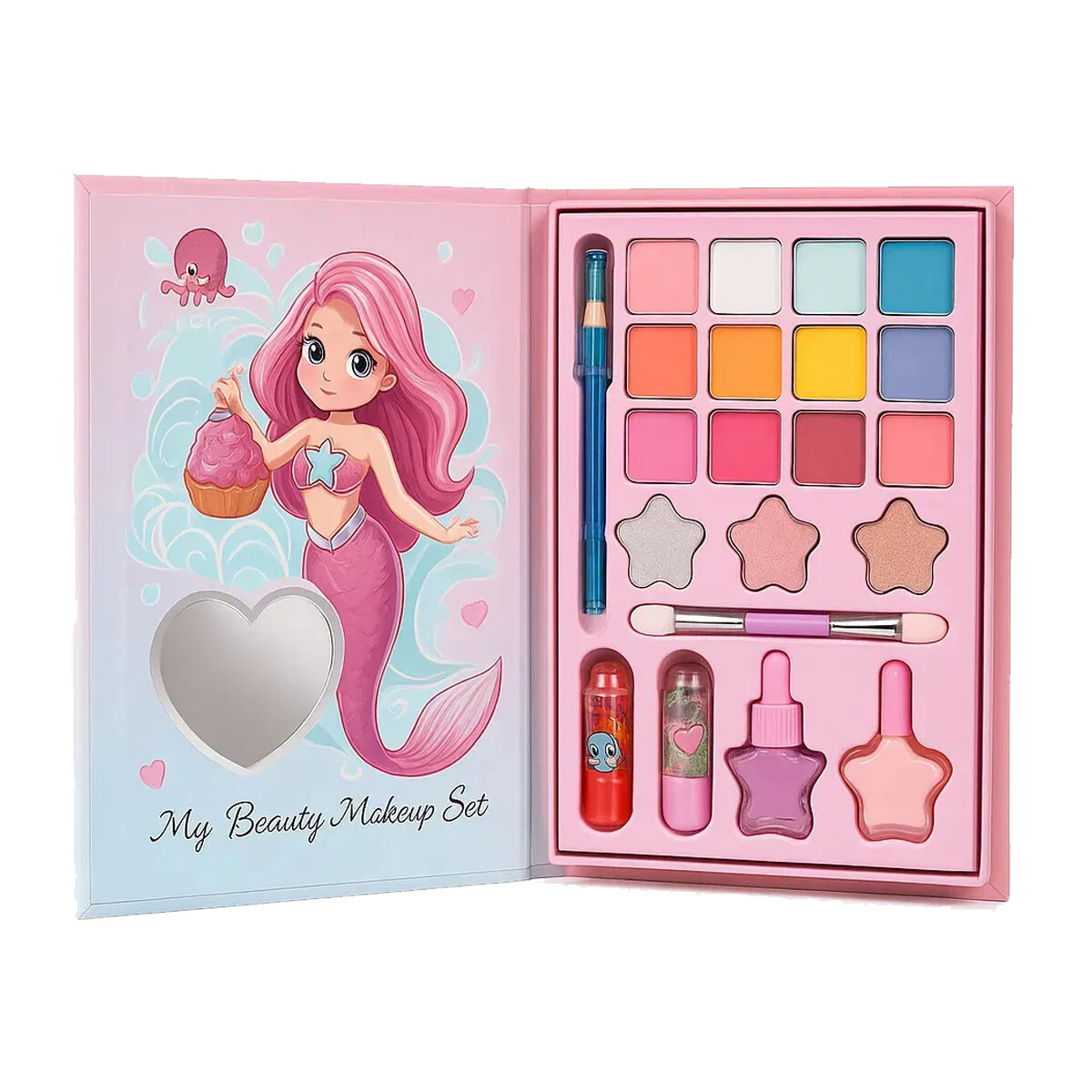 Set de maquillaje par aniñas Sirena 