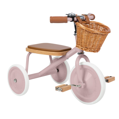 BW-TRIKE Triciclo Para Niños Con Pedales Banwood - Dustypink