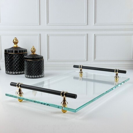 Bandeja Vidrio Rectangular Decorativa 40cm x 25cm Bandeja Vidrio Rectangular Decorativa 40cm x 25cm