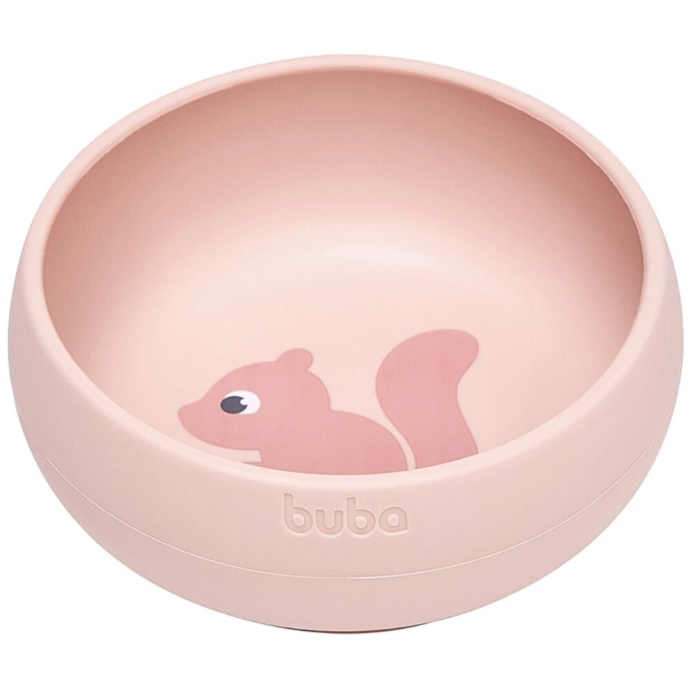Bowl con ventosa silicona BUBA cloudy rosa conejo