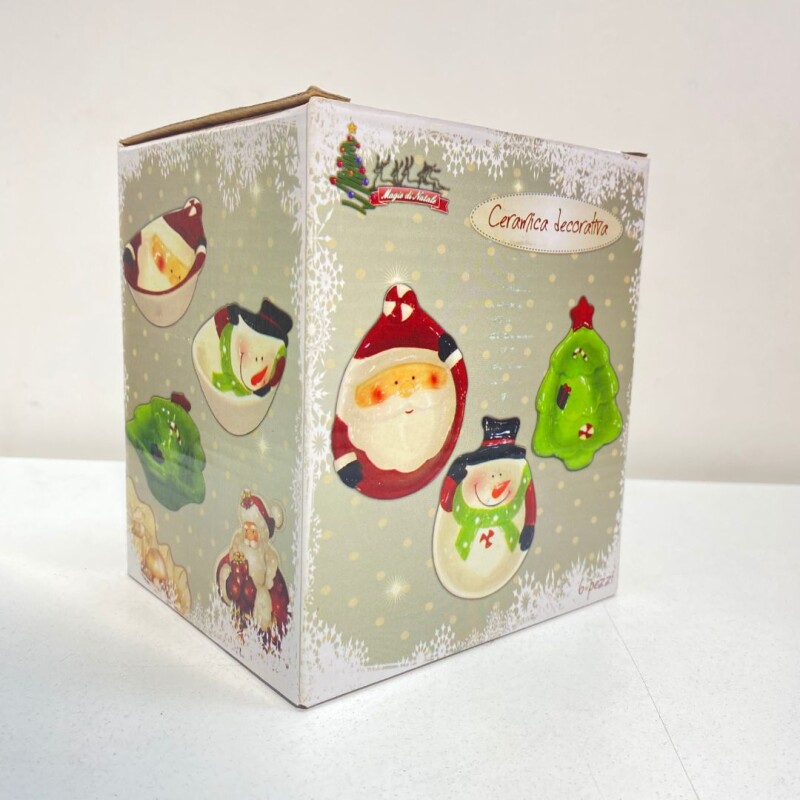 Set Platos Navideños x3 N/a