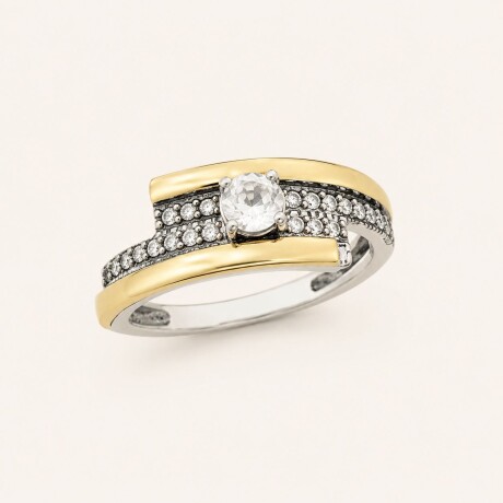 Anillo Willow - Plata y Oro Anillo Willow - Plata y Oro