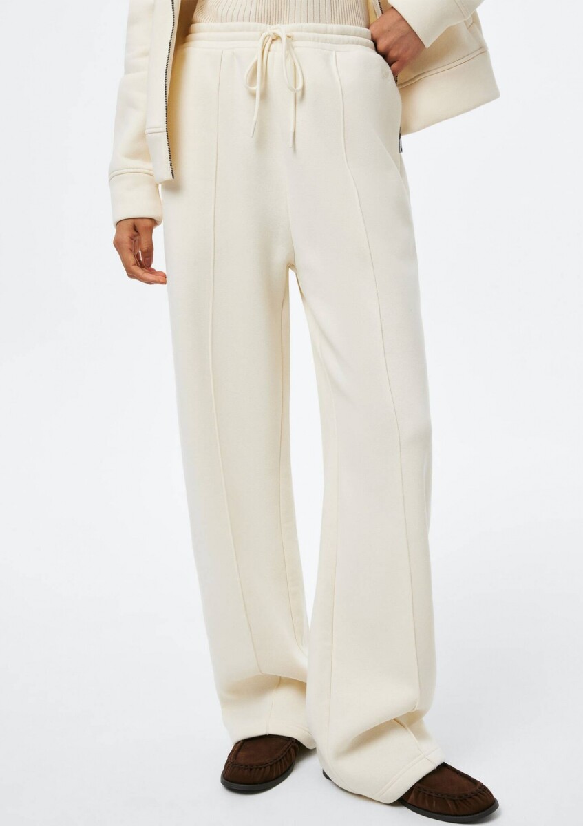 PANTALÓN CON BOLSILLOS - BLANCO - BLANCO 