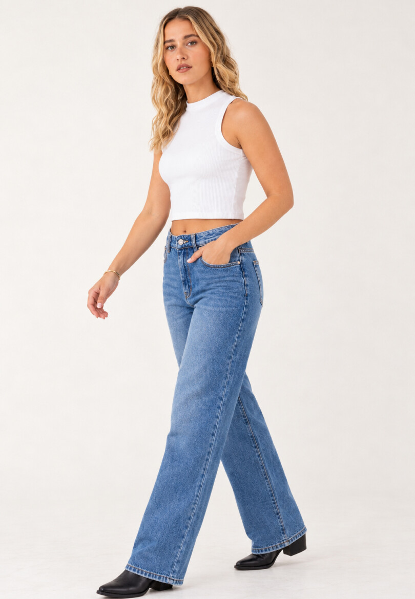 Musculosa Basica Blanco