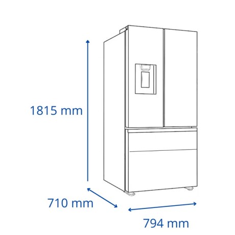 Heladera JAMES RJ455 Inverter 421 Litros Negro