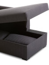 Sofa bed chaise longue BEDSTED grey Sofa bed chaise longue BEDSTED grey