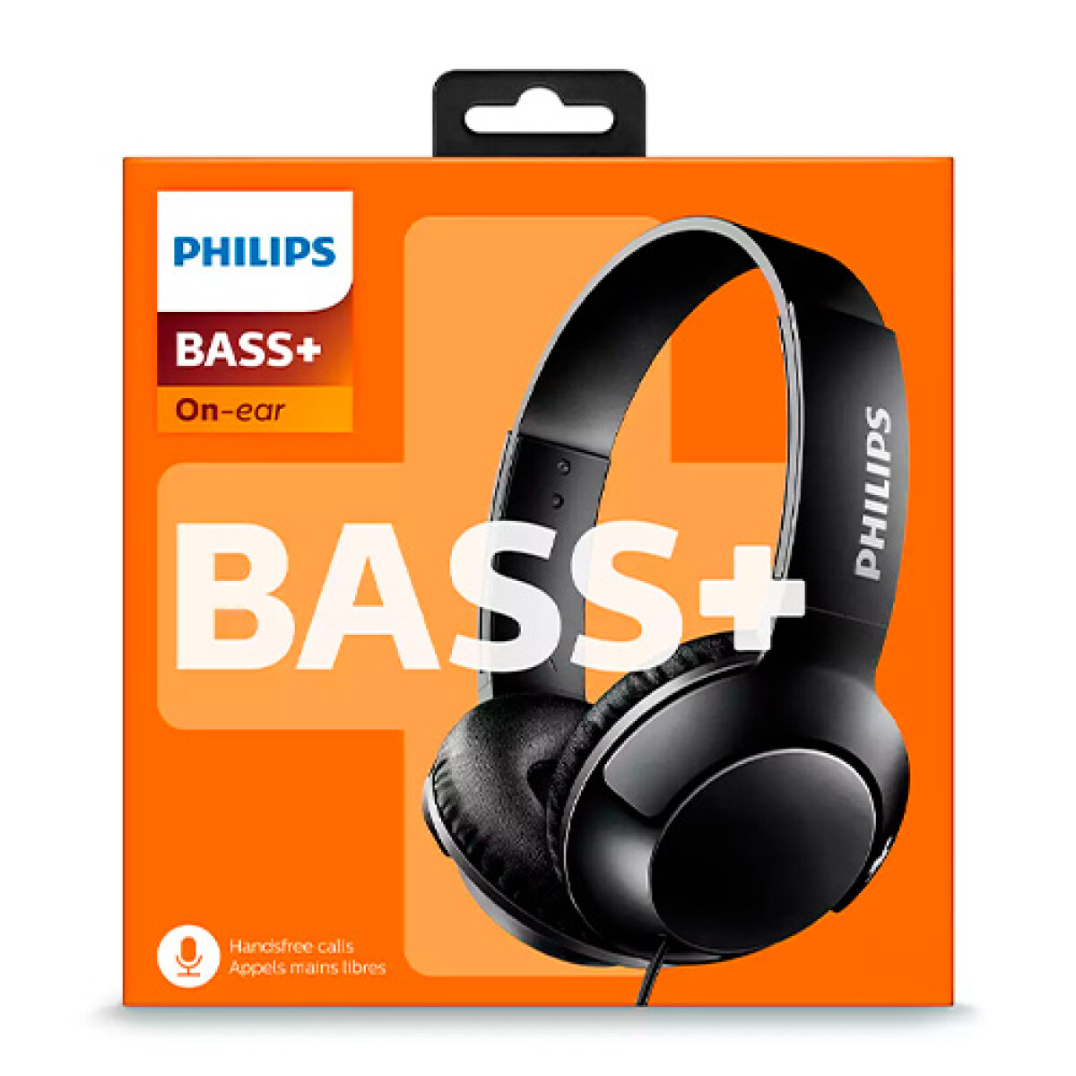 Auriculares Philips Bass+ SHL3075 Micrófono - NEGRO 