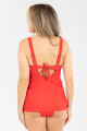 Tank julia evasé Hot red