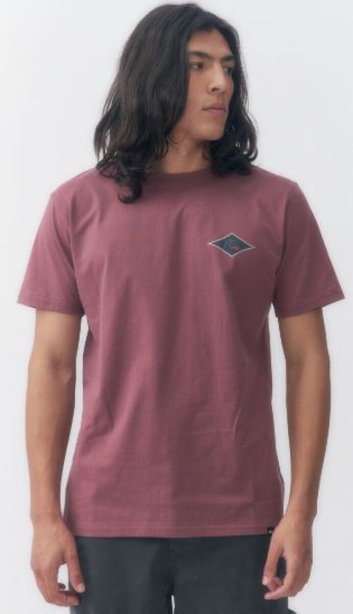 T-SHIRT QUIKSILVER 40605 - BORDO 