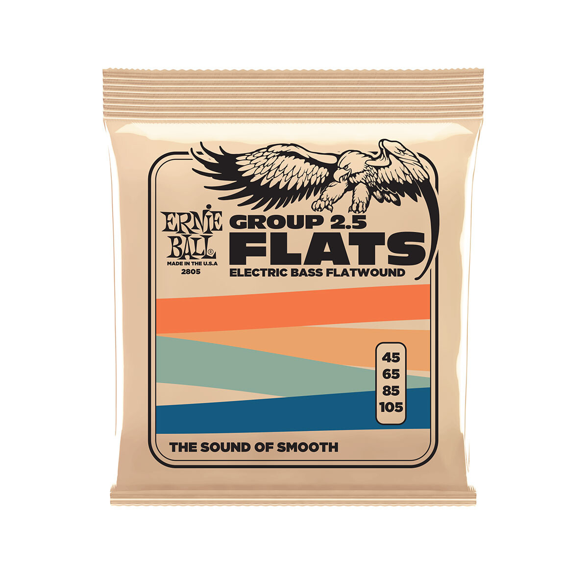 Encordado Bajo Ernie Ball Flatwound Group 2.5 0.45-1.05 