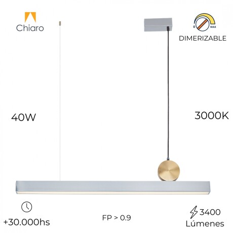 Lineal de Suspender Led DIMERIZABLE 118cm 40W Lineal de Suspender Led DIMERIZABLE 118cm 40W