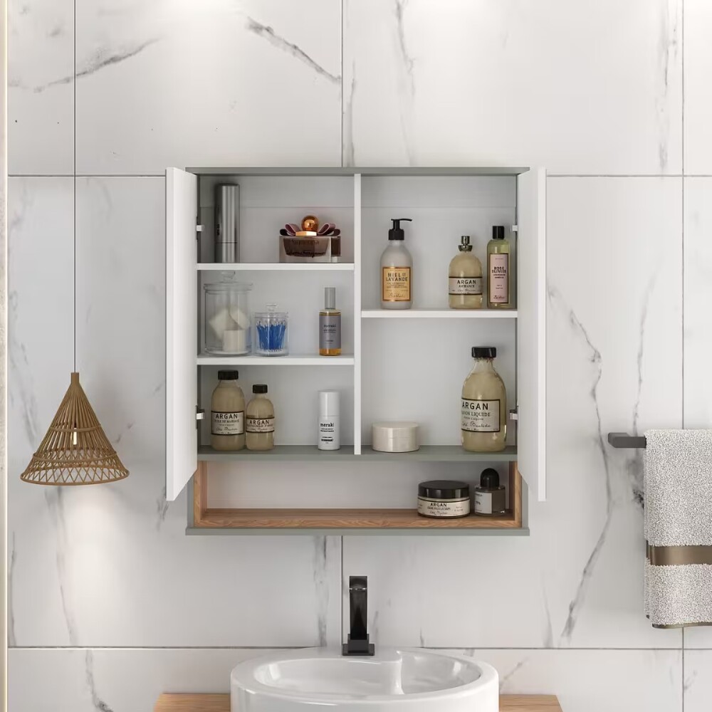 Botiquín Mariana 70 cm Verde con Catedral Botiquín Mariana 70 Cm Verde Con Catedral