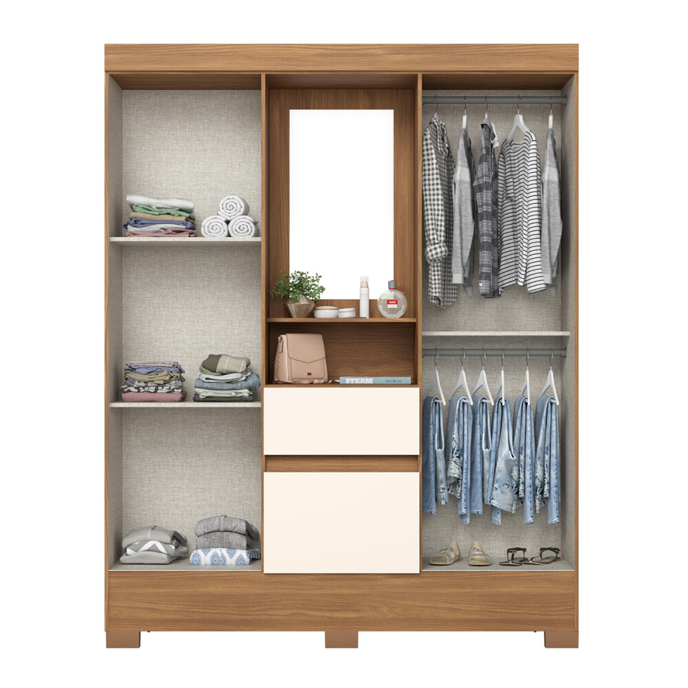 ROPERO 4 PUERTAS 2 CAJONES GUARDARROPA ARMARIO PLACARD CLOSET ROPERO 4 PUERTAS 2 CAJONES GUARDARROPA ARMARIO PLACARD CLOSET