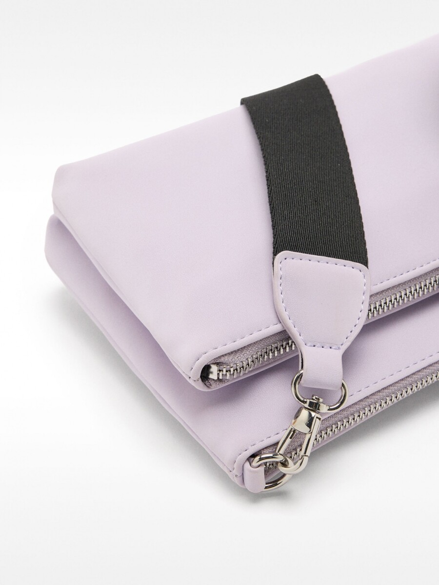 Bolso De Tiracolo Textura Suave violeta