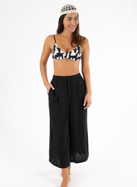 Pantalón tulum Negro
