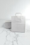 Pack x 50 - bolsa lisa 26x16x30 cm. BLANCO