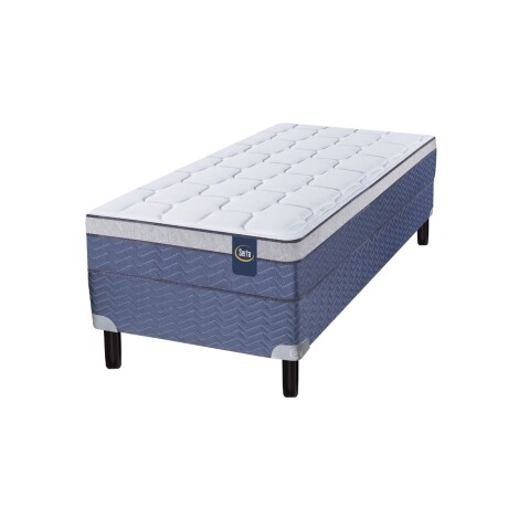 Conjunto Sommier Florida - 1 Plaza 0.90 x 1.90
