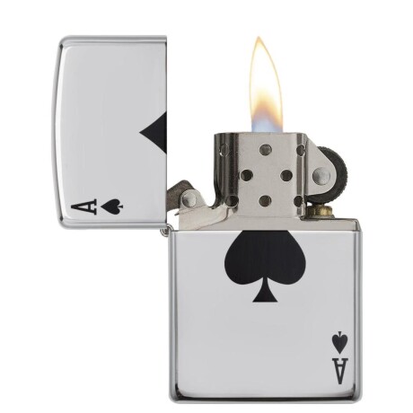 Encendedor Zippo Simple Spade Design - 24011 Encendedor Zippo Simple Spade Design - 24011