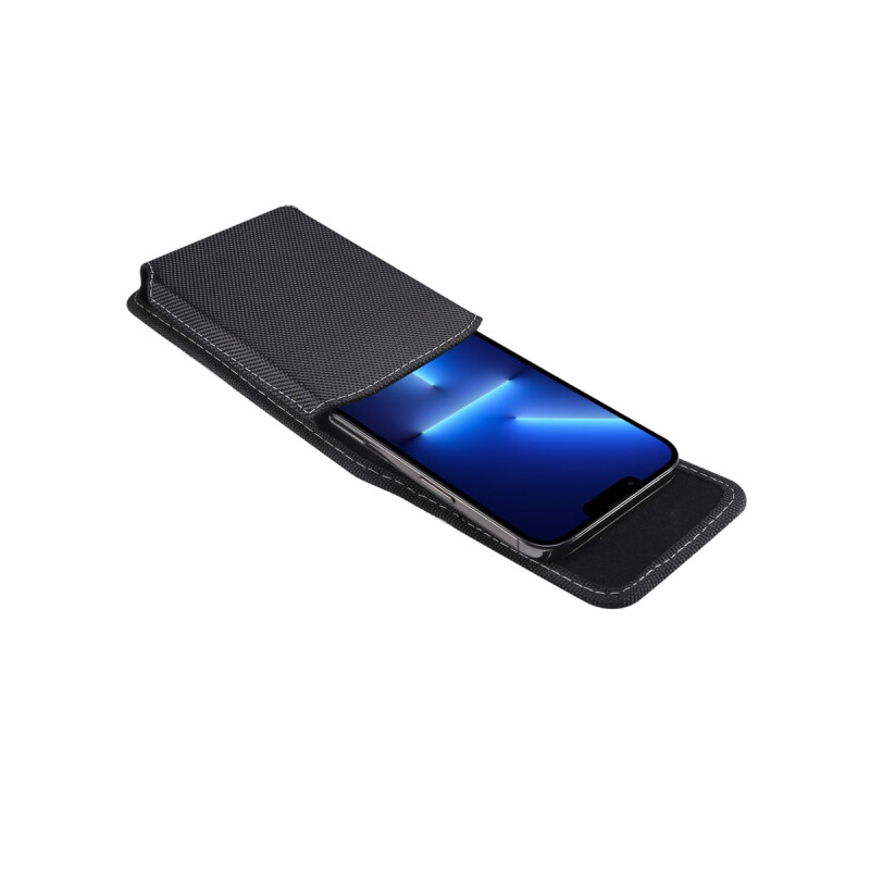 Estuche vertical para cinto con clip color negro Estuche Vertical Para Cinto Con Clip Color Negro