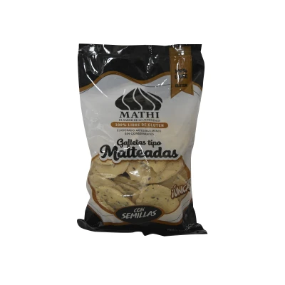 Galletas malteadas con semillas 200g Mathi Malteada Mathi 200g Semillas