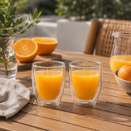 Vaso Doble Pared 100 ml Set 2 Unidades Tramontina Vaso Doble Pared 100 ml Set 2 Unidades Tramontina