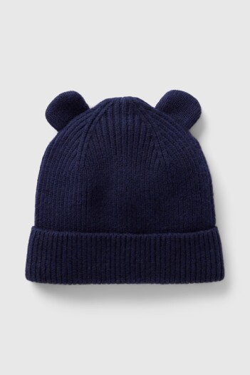 Gorro Con Orejitas Cashsoft Toddler Niño Navy Uniform