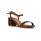 Sandalia Formal Mujer Vizzano Taco Bajo Cappuccino