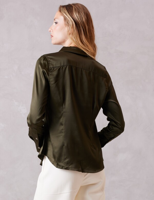 Camisa Saten OLIVA