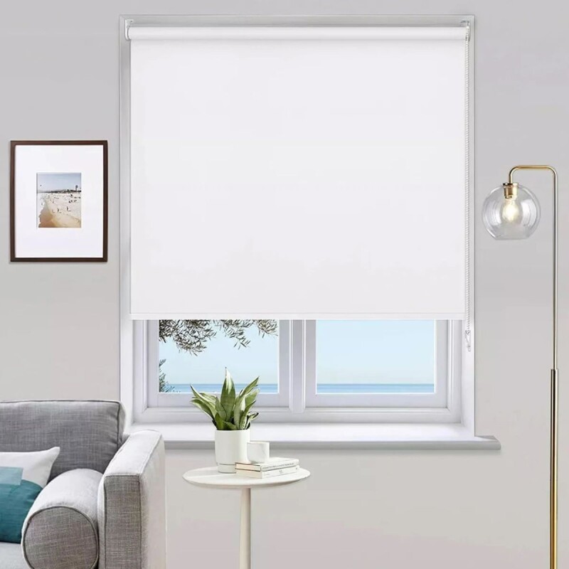 Cortina roller blackout 80 x 200 cm BLANCO